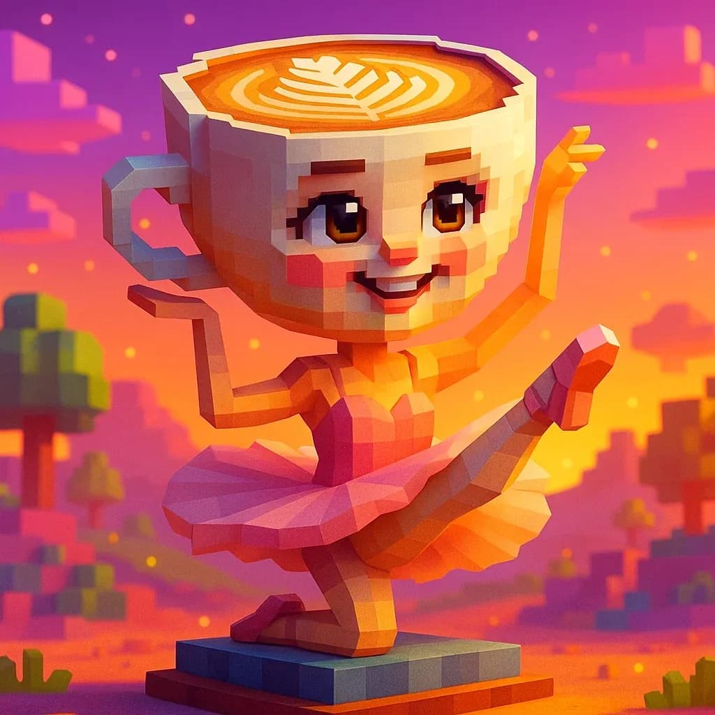 Brainrot character 20: ballerina cappuccina