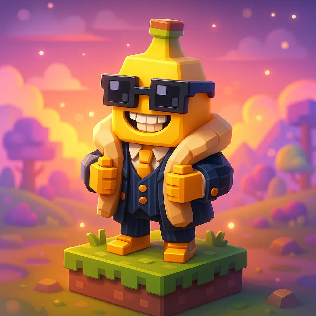 Brainrot character 26: bananito bandito