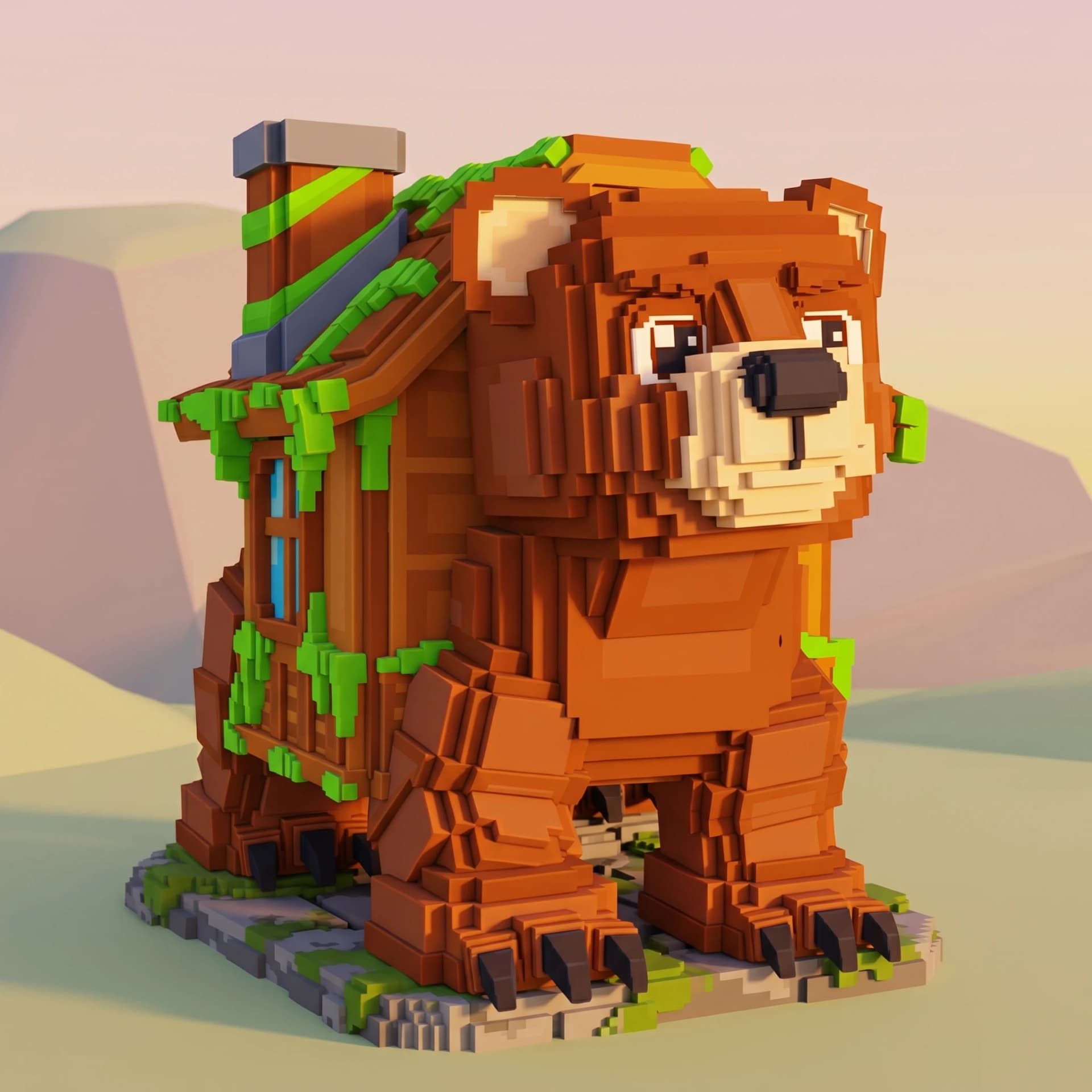 Brainrot character 31: bearito cabinito