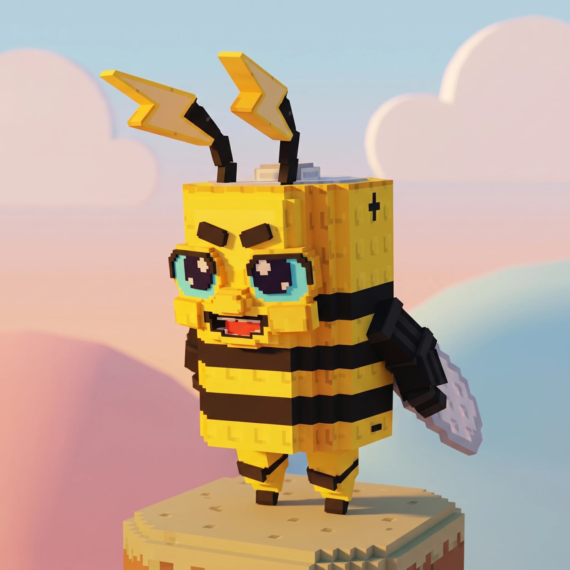 Brainrot character 32: bee loco