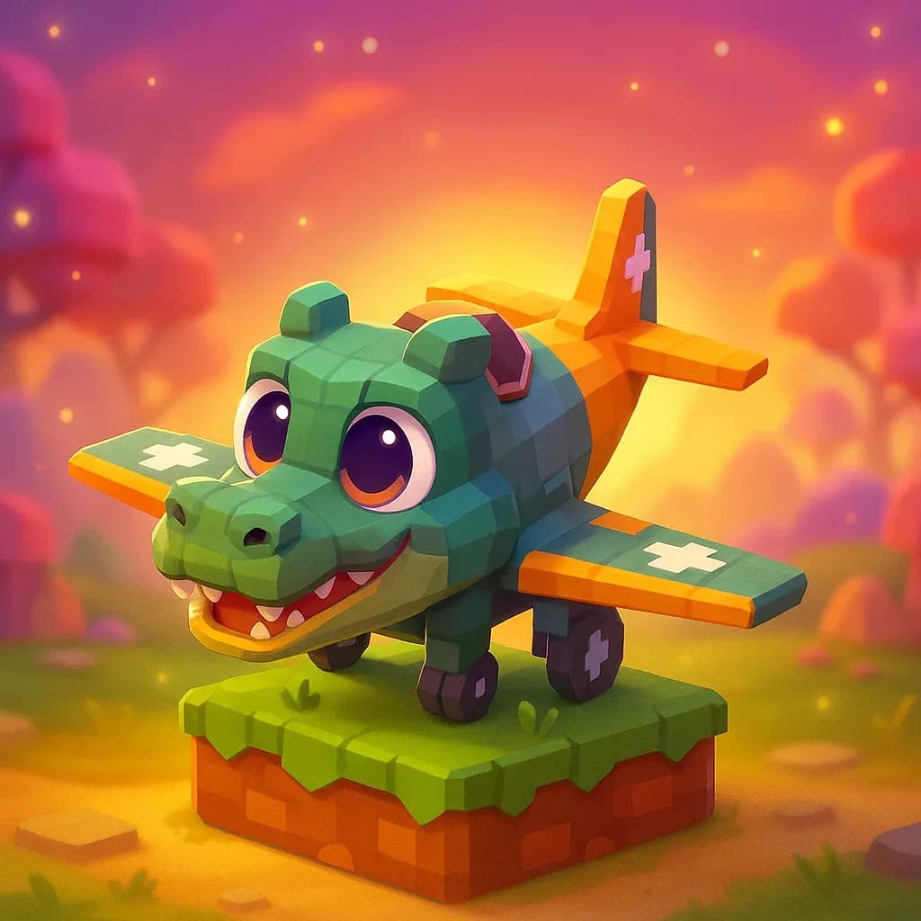 Brainrot character 43: bombardiro crocodilo