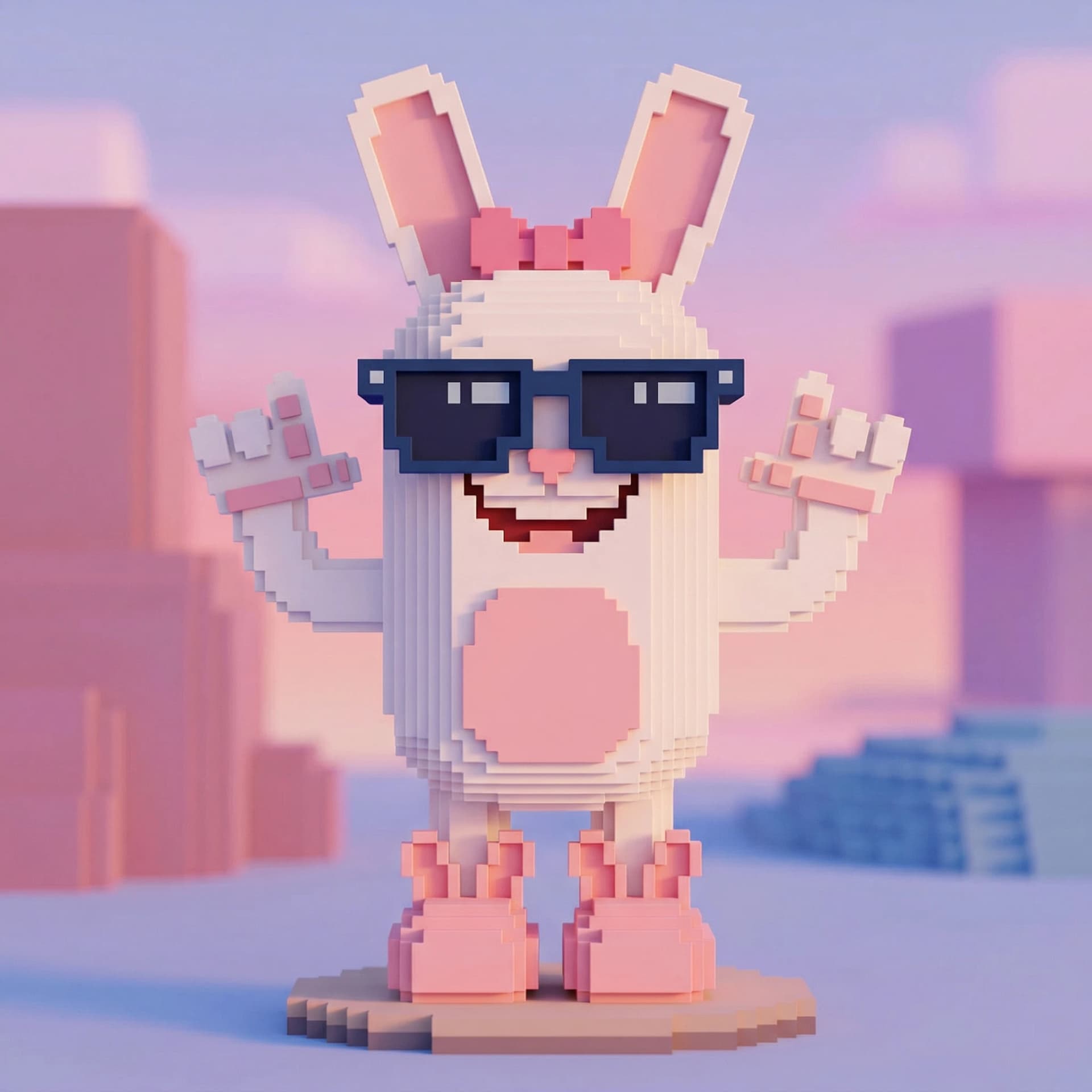 Brainrot character 47: boppin bunny