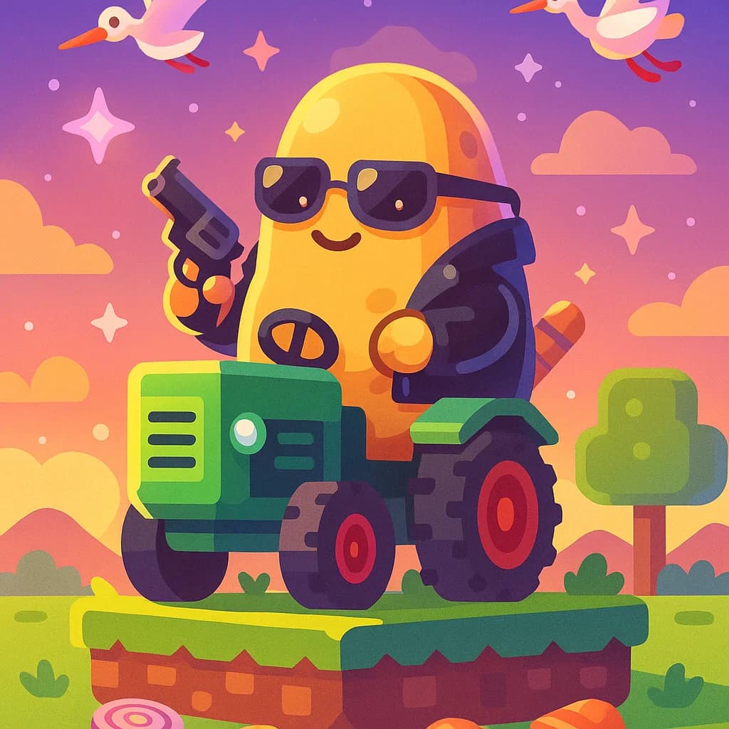 Brainrot character 60: bulbito bandito traktorito