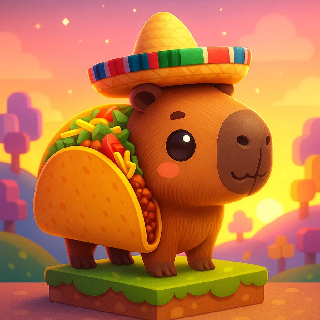 Brainrot character 76: capi taco