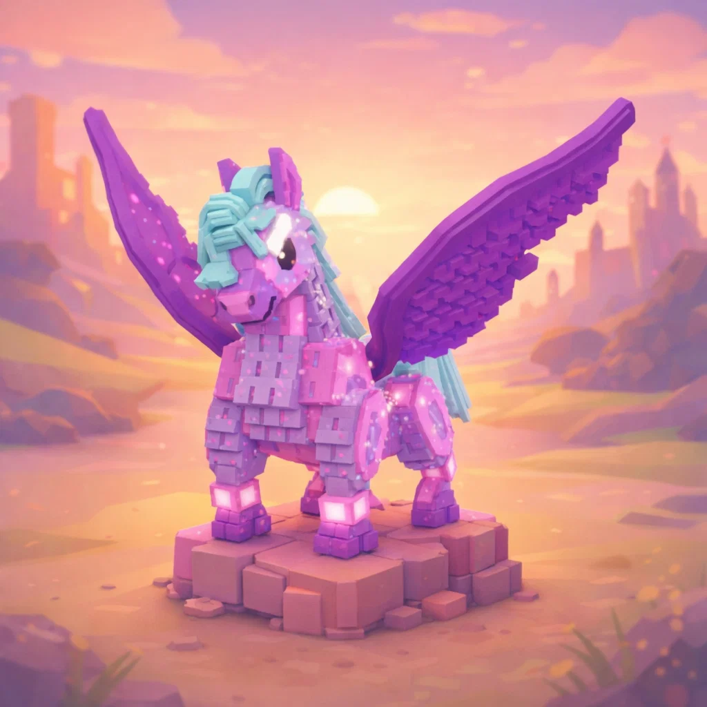 Brainrot character 88: celestial pegasus