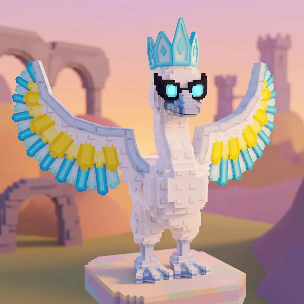 Brainrot character 110: cigno fulgoro