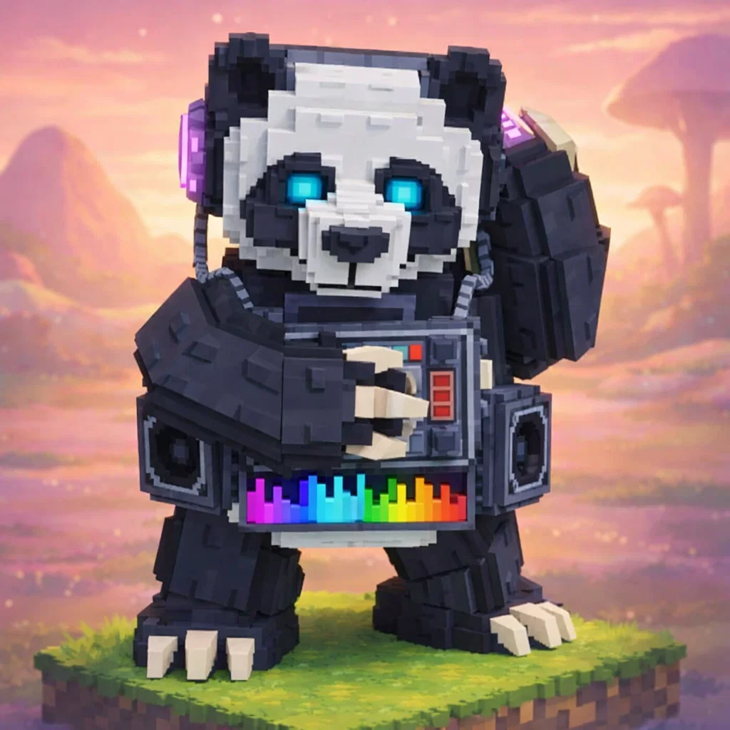 Brainrot character 133: dj panda