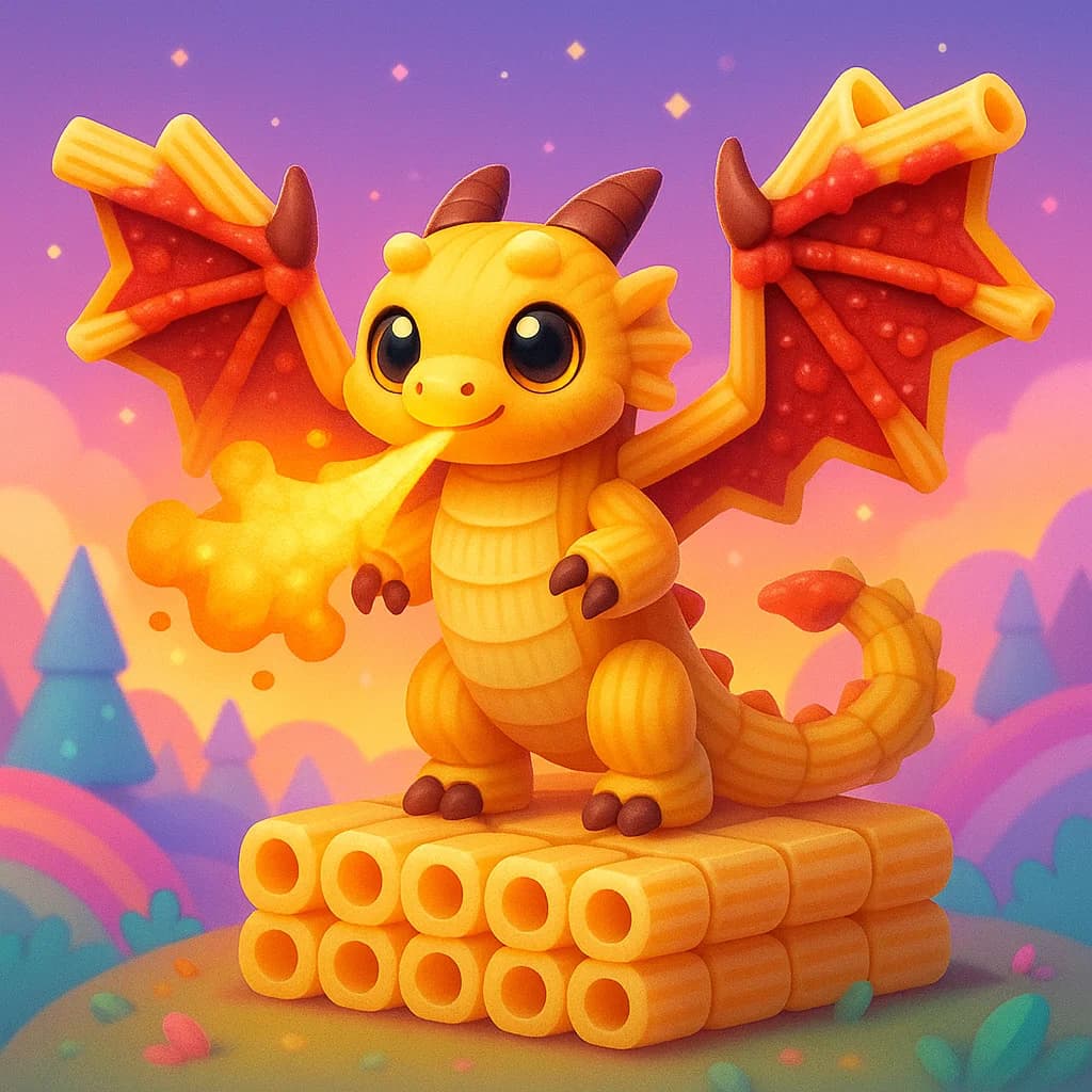 Brainrot character 138: dragon cannelloni