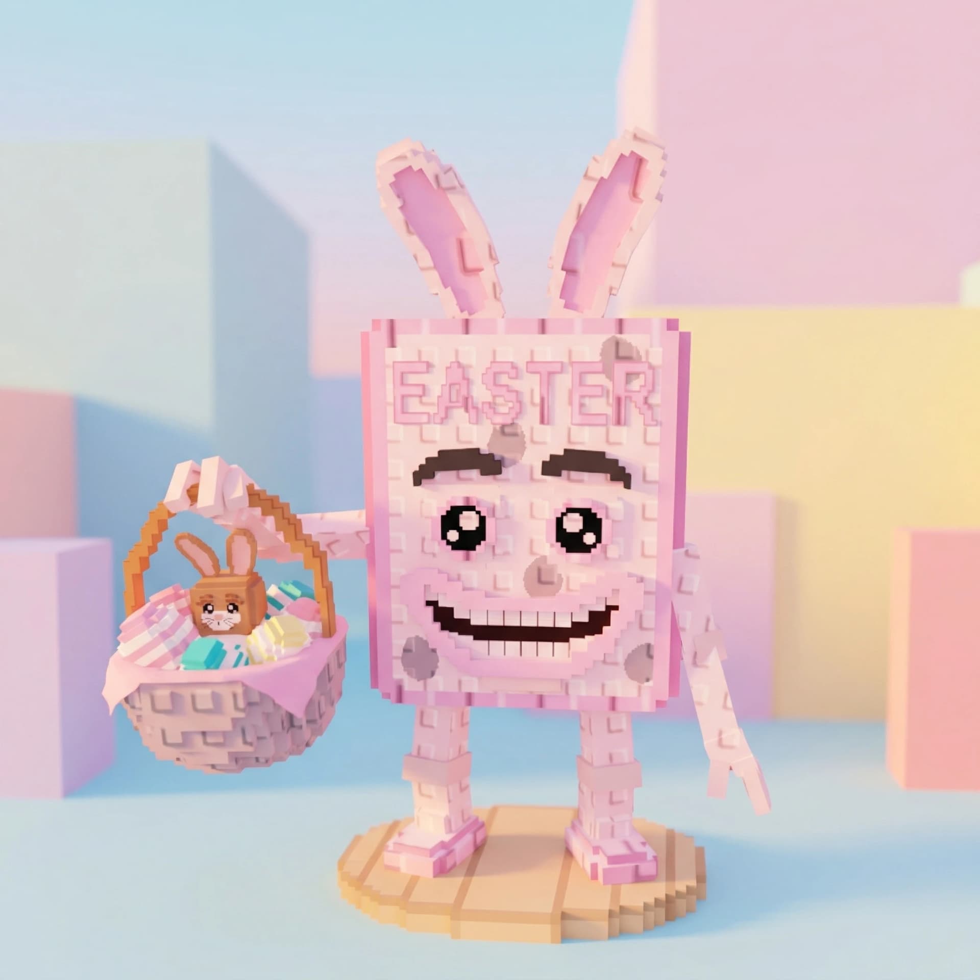 Brainrot character 144: easter easter easter sahur