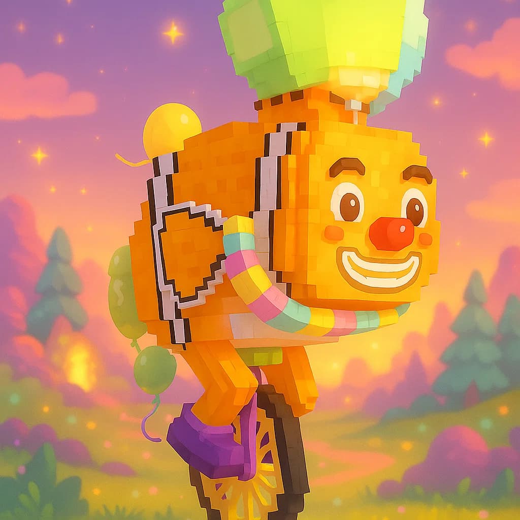 Brainrot character 158: fishino clownino