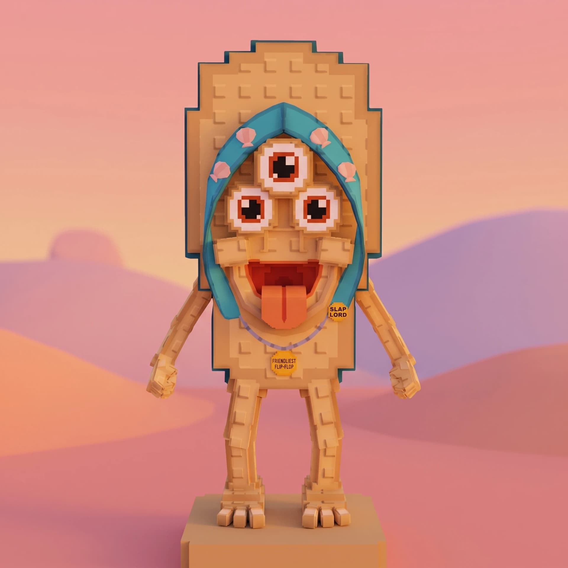 Brainrot character 161: flipa sandala