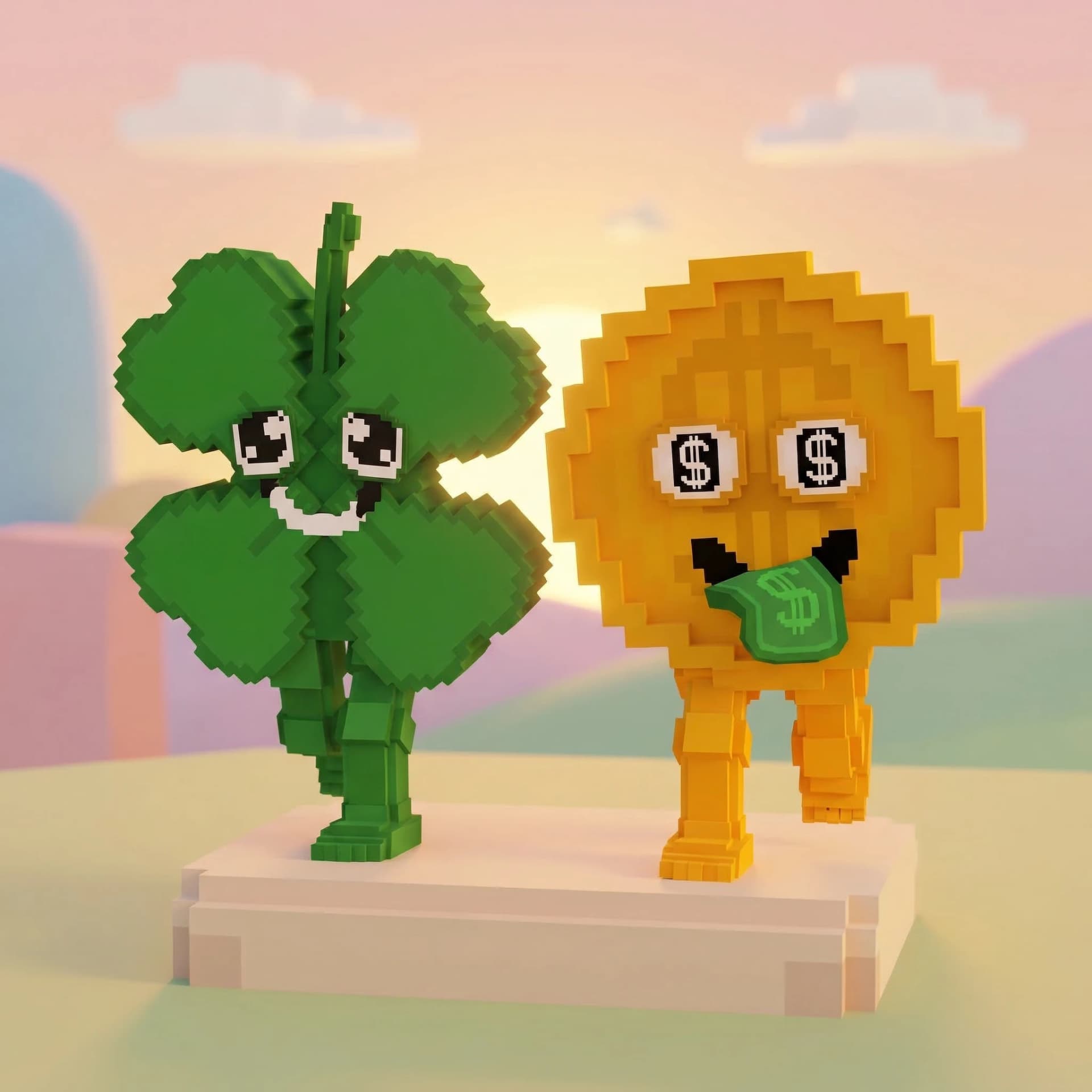 Brainrot character 164: fortunu and cashuru