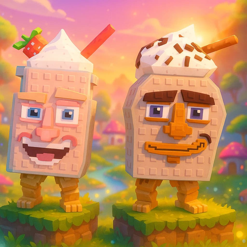 Brainrot character 167: fragrama and chocrama