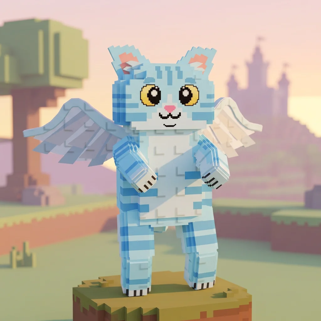 Brainrot character 177: gato celesto