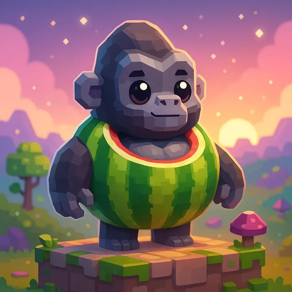 Brainrot character 196: gorillo watermelondrillo