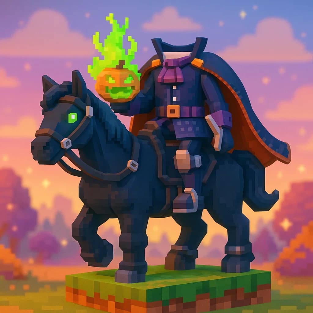 Brainrot character 205: headless horseman