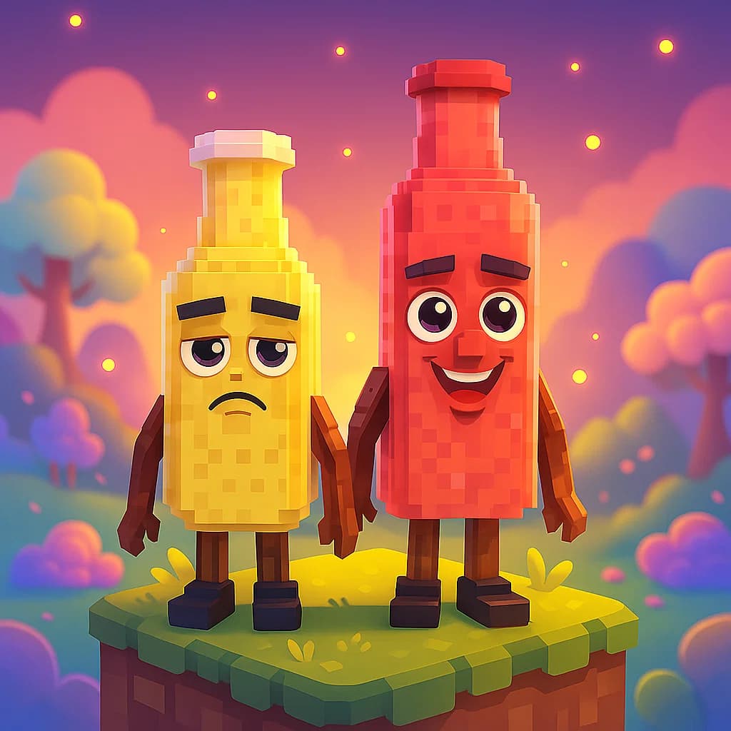 Brainrot character 227: ketchuru and musturu