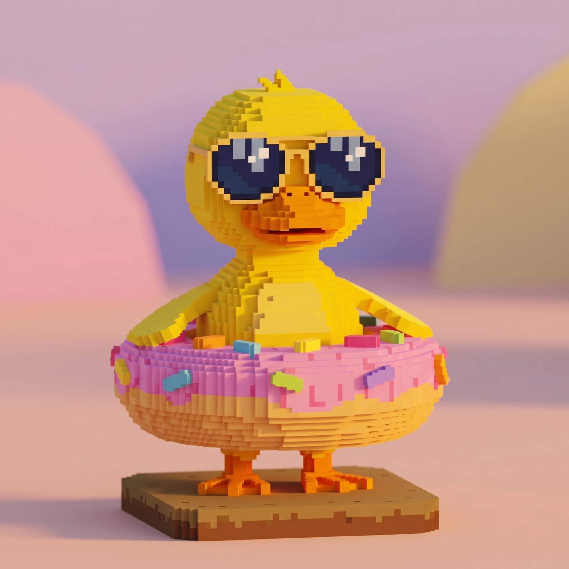 Brainrot character 262: lazy ducky
