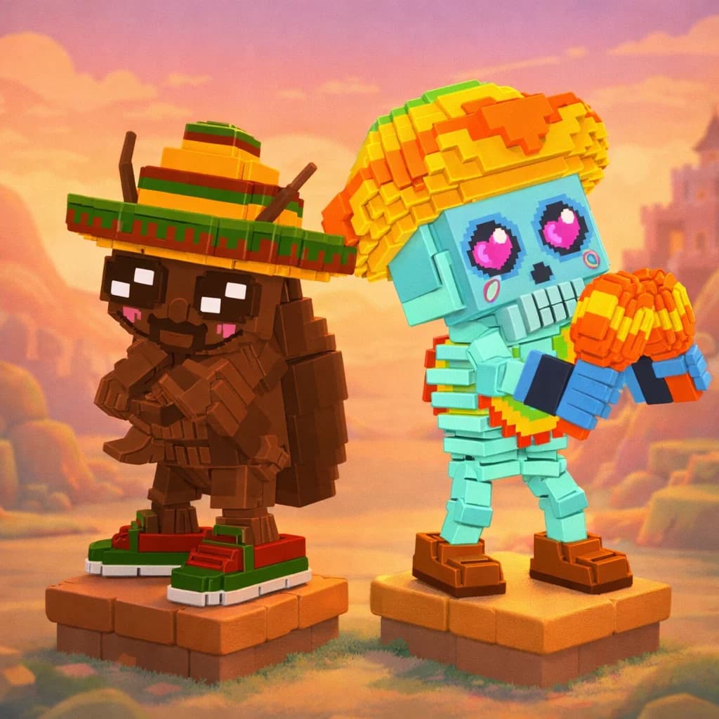 Brainrot character 271: los amigos