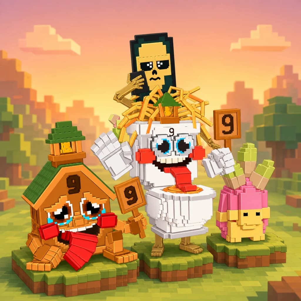 Brainrot character 314: los secret combinasionas