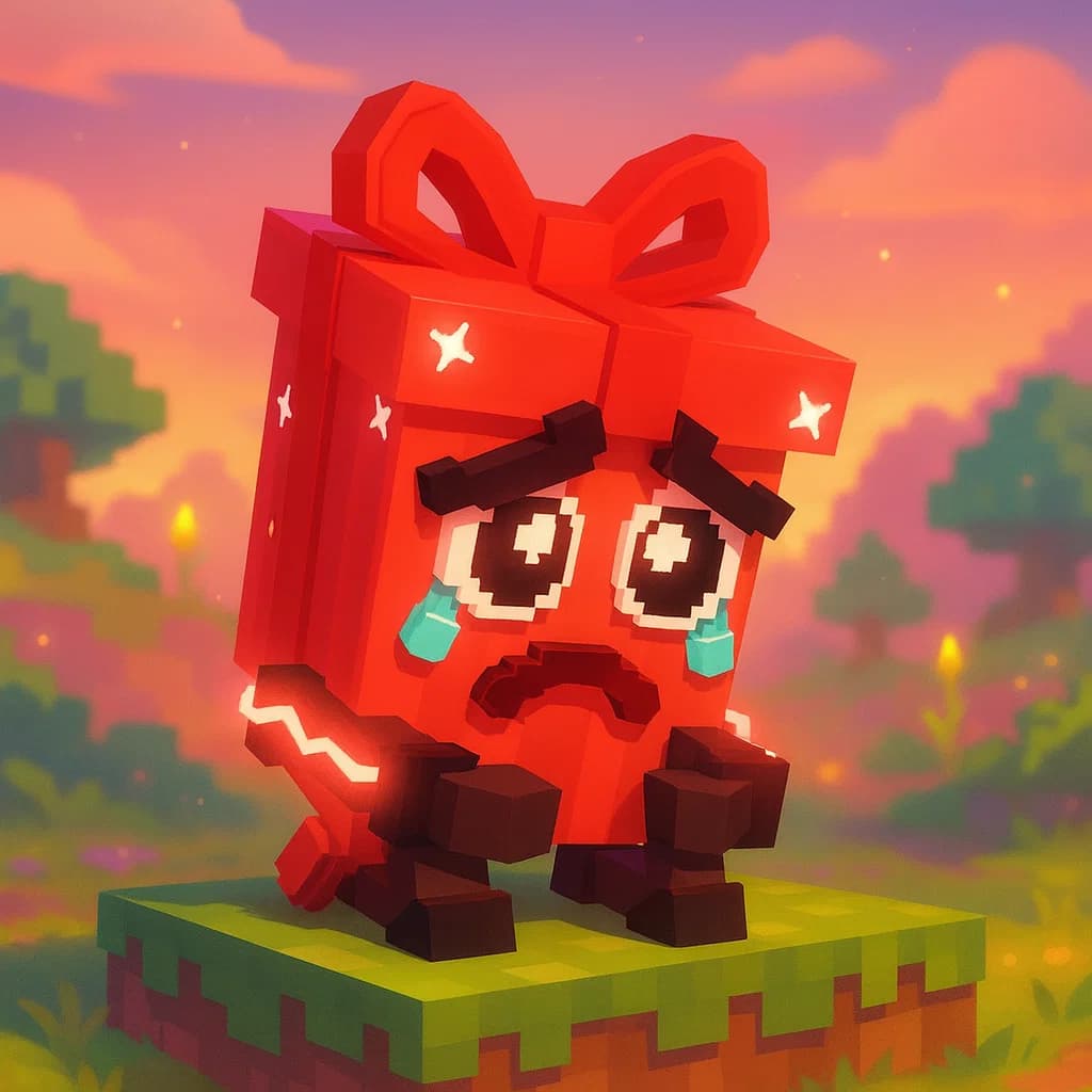 Brainrot character 347: noo my present