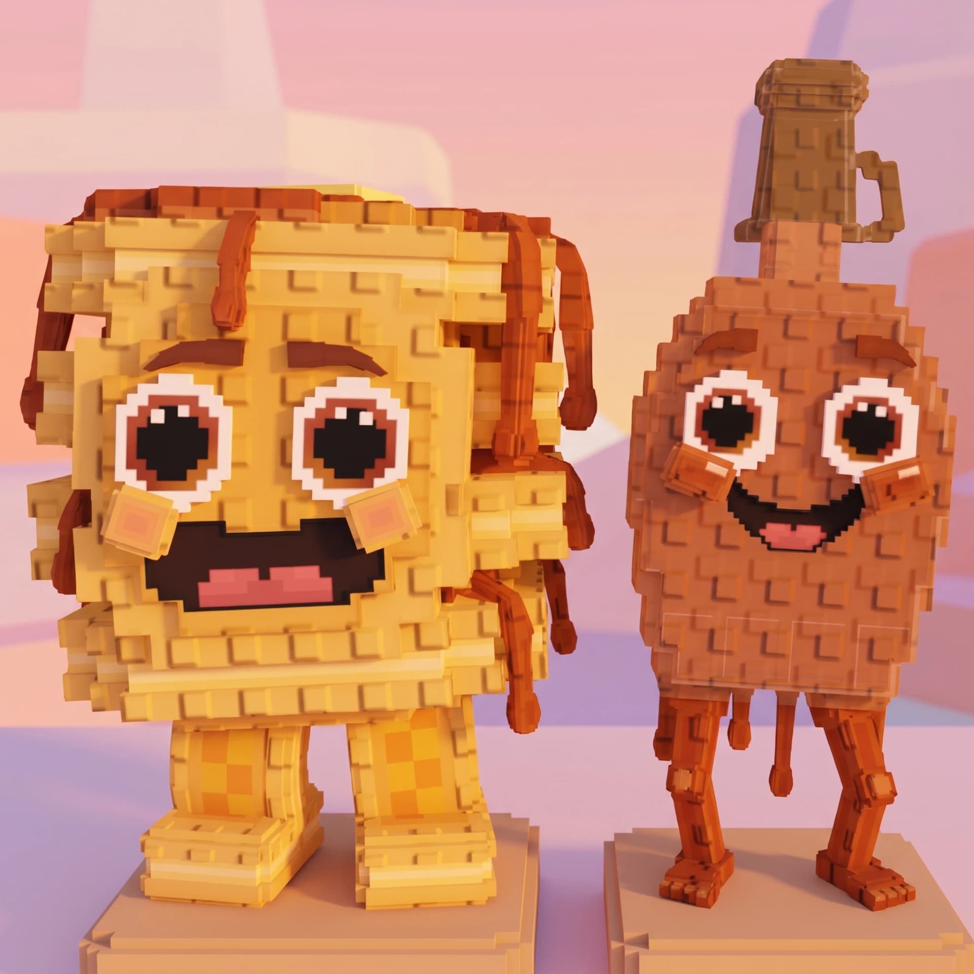 Brainrot character 364: pancake and syrup
