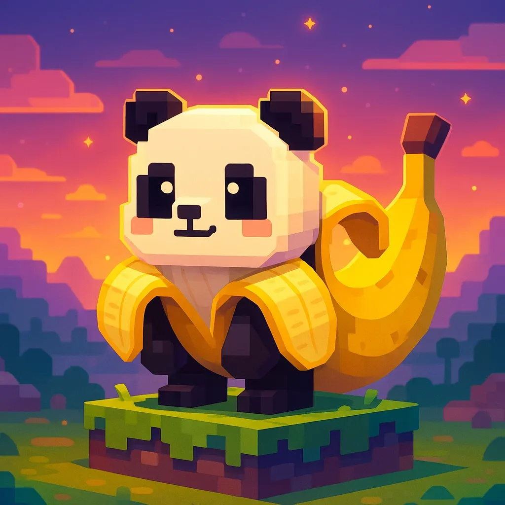 Brainrot character 365: pandaccini bananini