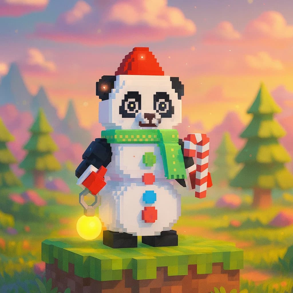 Brainrot character 366: pandanini frostini