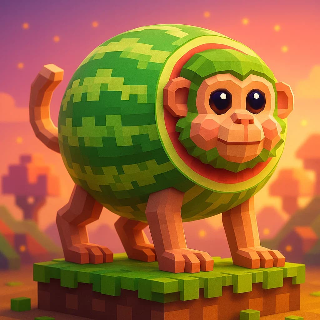 Brainrot character 374: pi pi watermelon