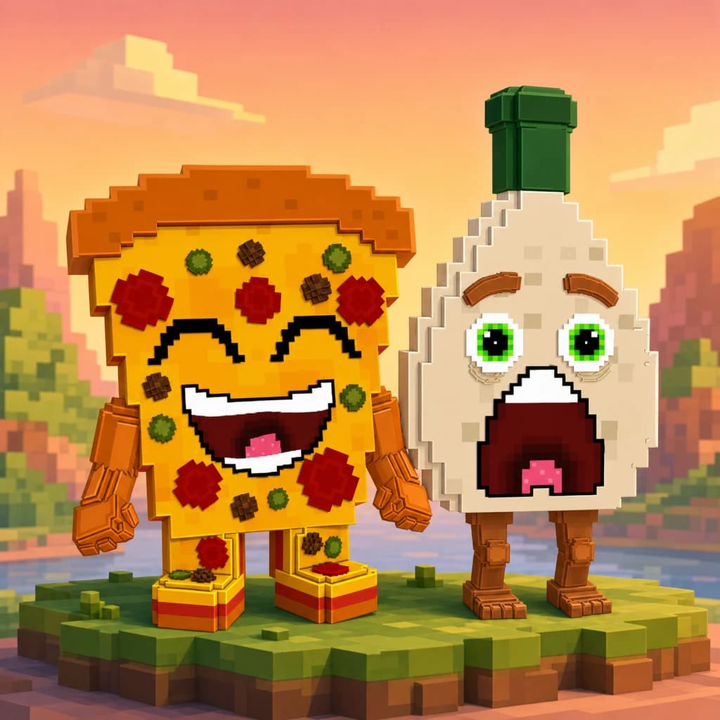 Brainrot character 405: pizza and ranch