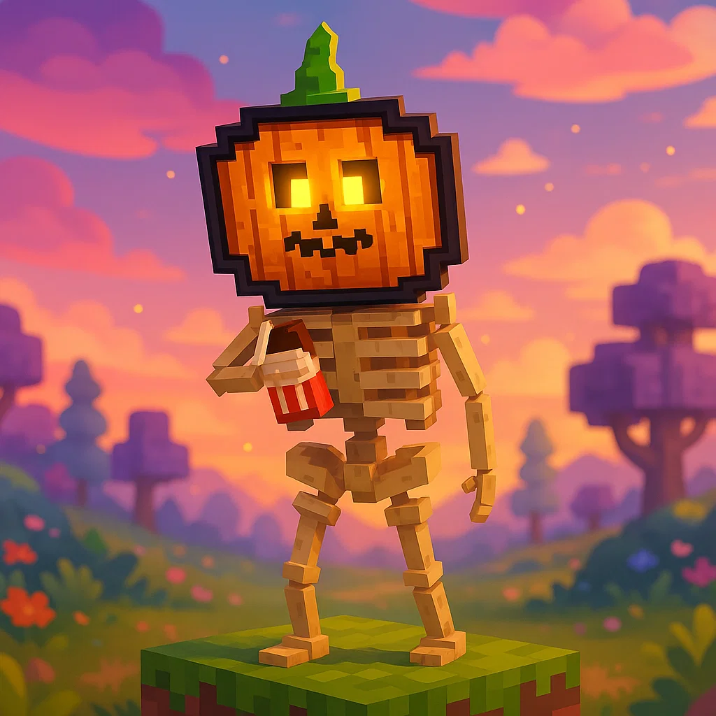 Brainrot character 390: pot pumpkin