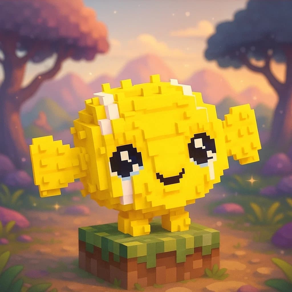 Brainrot character 392: puffaball