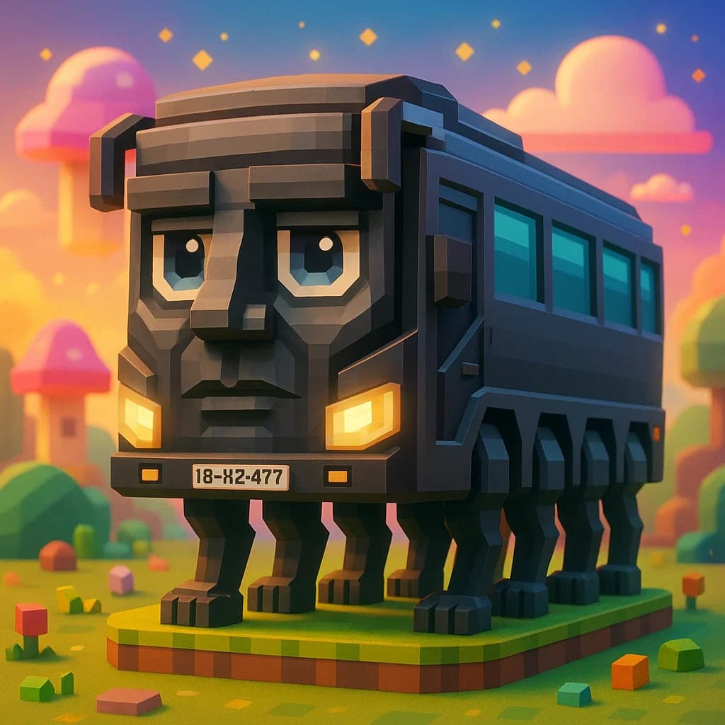 Brainrot character 402: rang ring bus