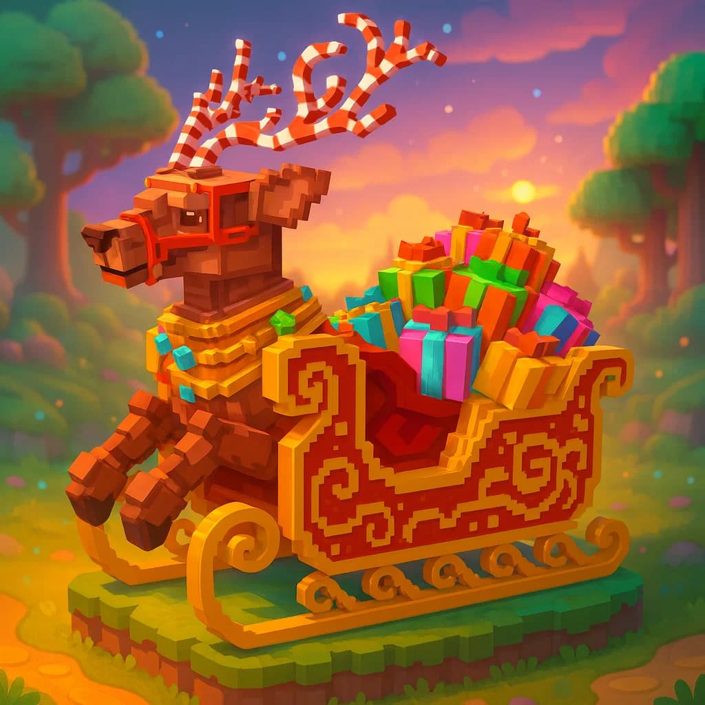 Brainrot character 405: reinito sleighito