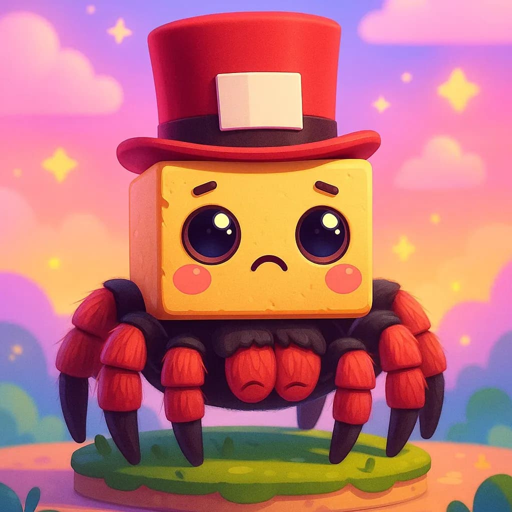 Brainrot character 417: sammyni spyderini