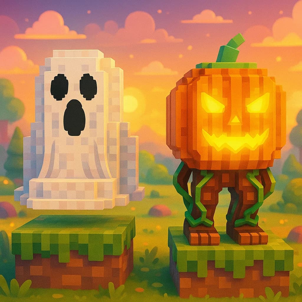 Brainrot character 437: spooky and pumpky