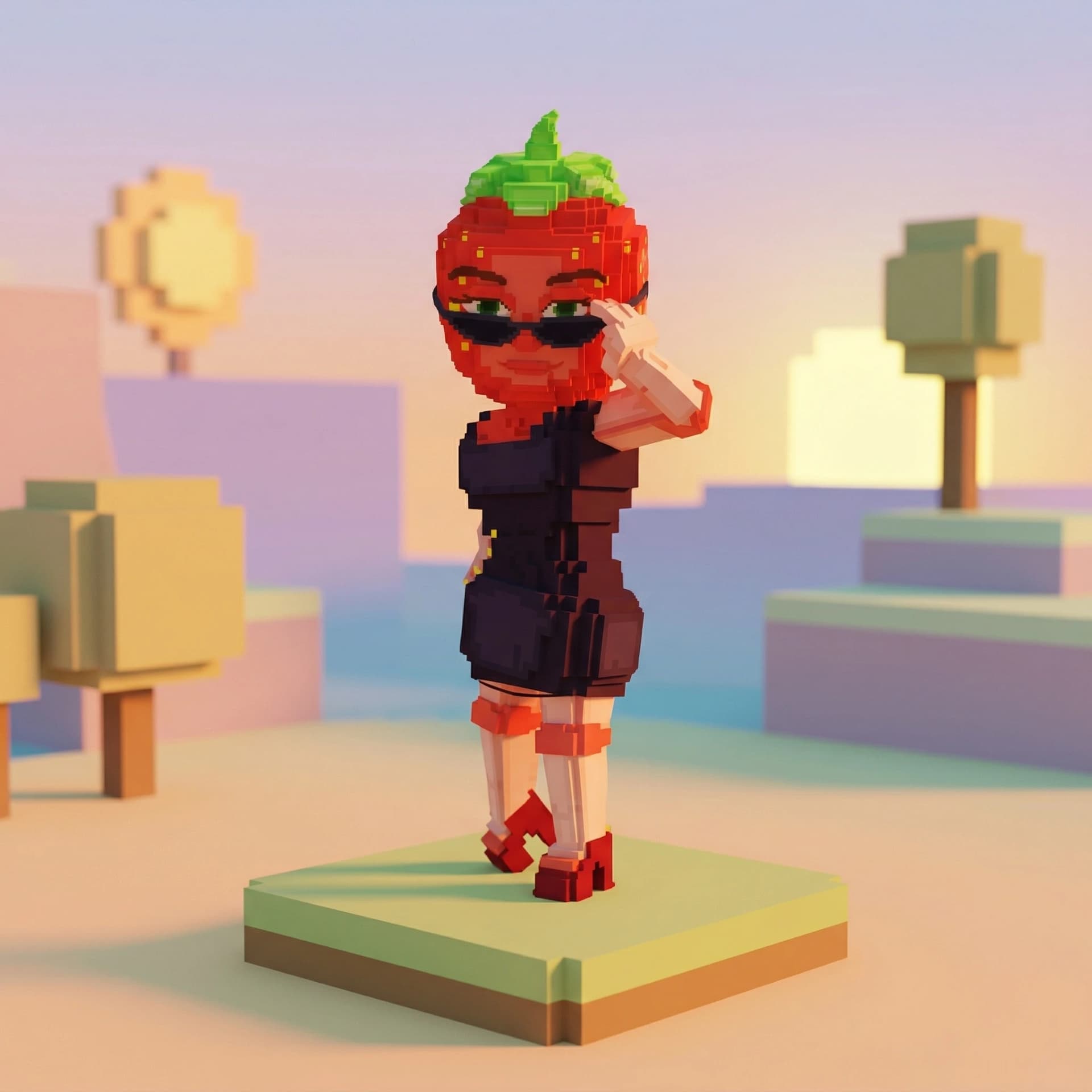 Brainrot character 444: strawberrita