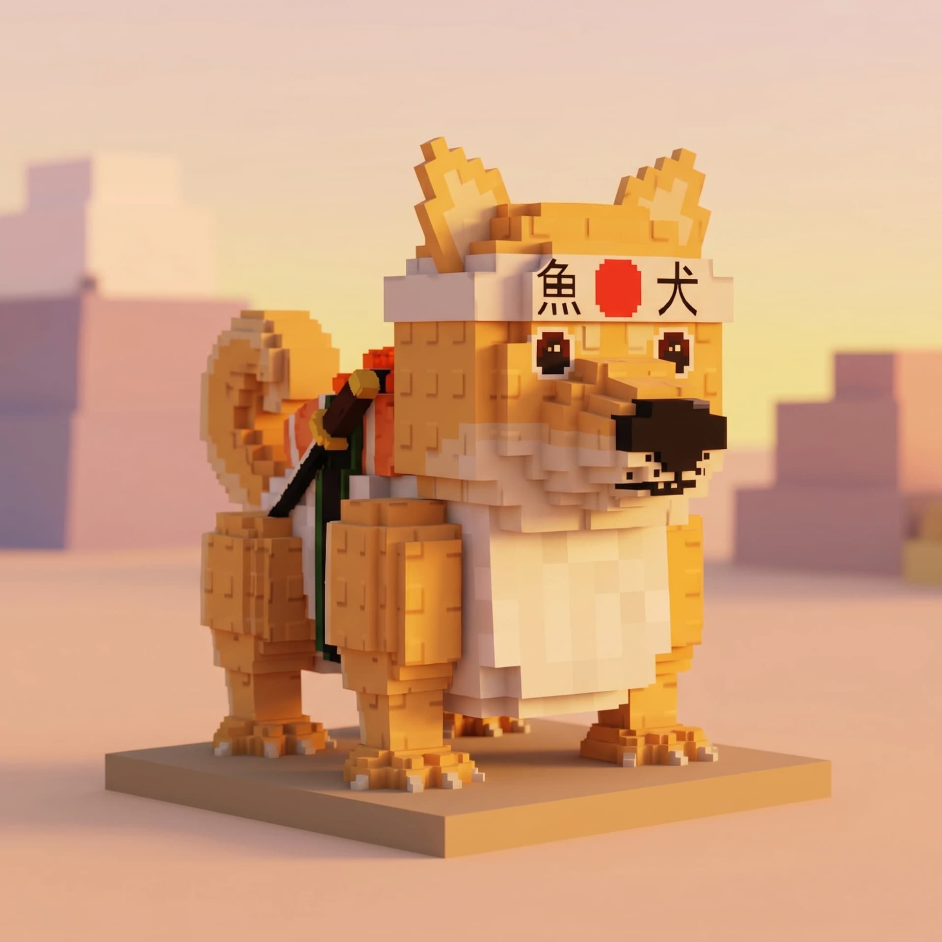 Brainrot character 447: sushi inu