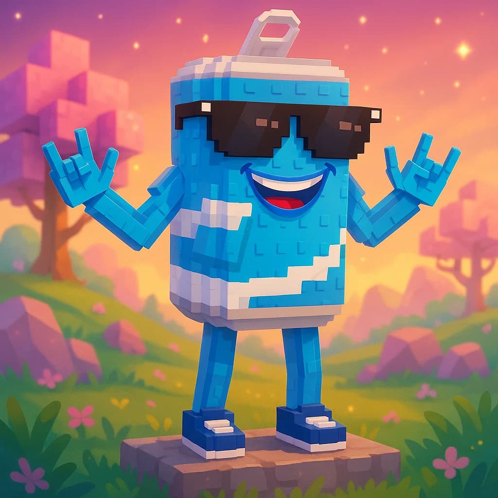 Brainrot character 449: swag soda