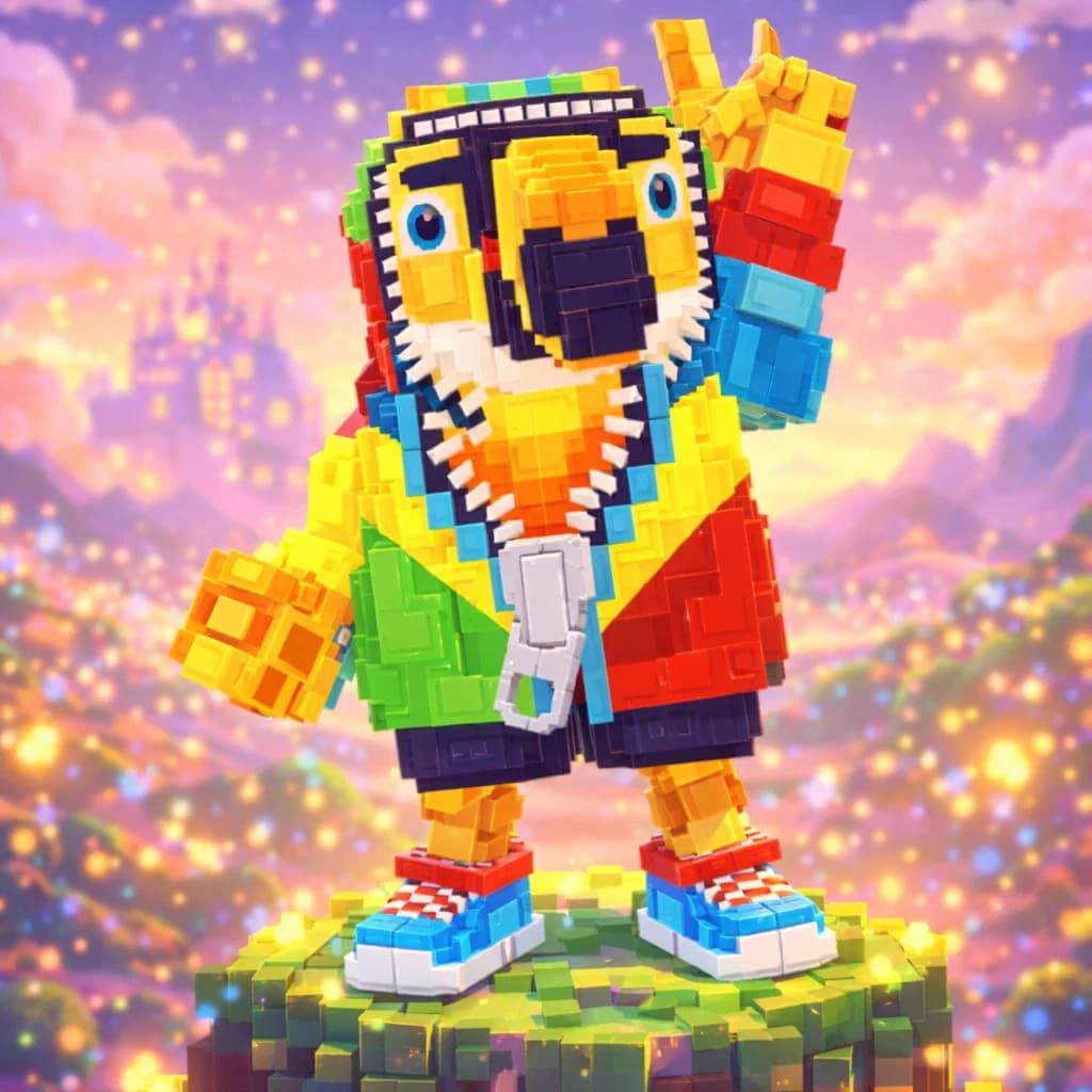 Brainrot character 490: tuff toucan