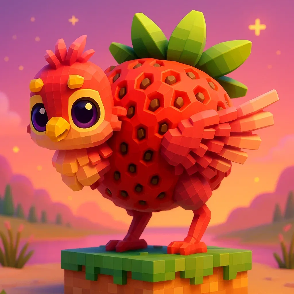 Strawberrelli Flamingelli