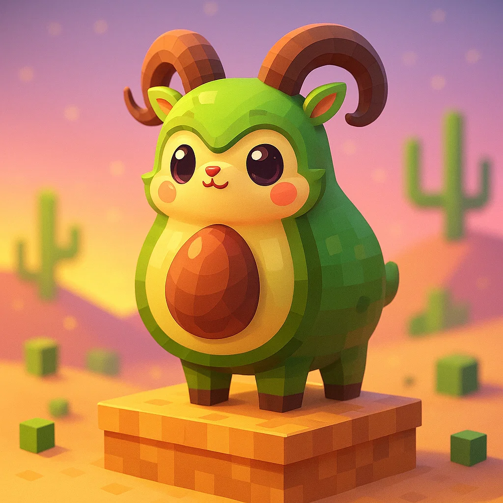 Brainrot character 6: avocadini antilopini