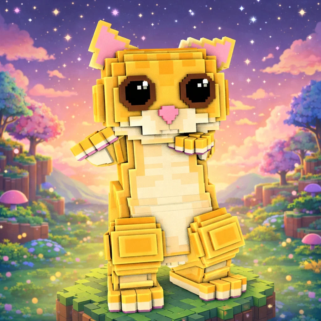 Brainrot character 12: ay mi gatito miau miau