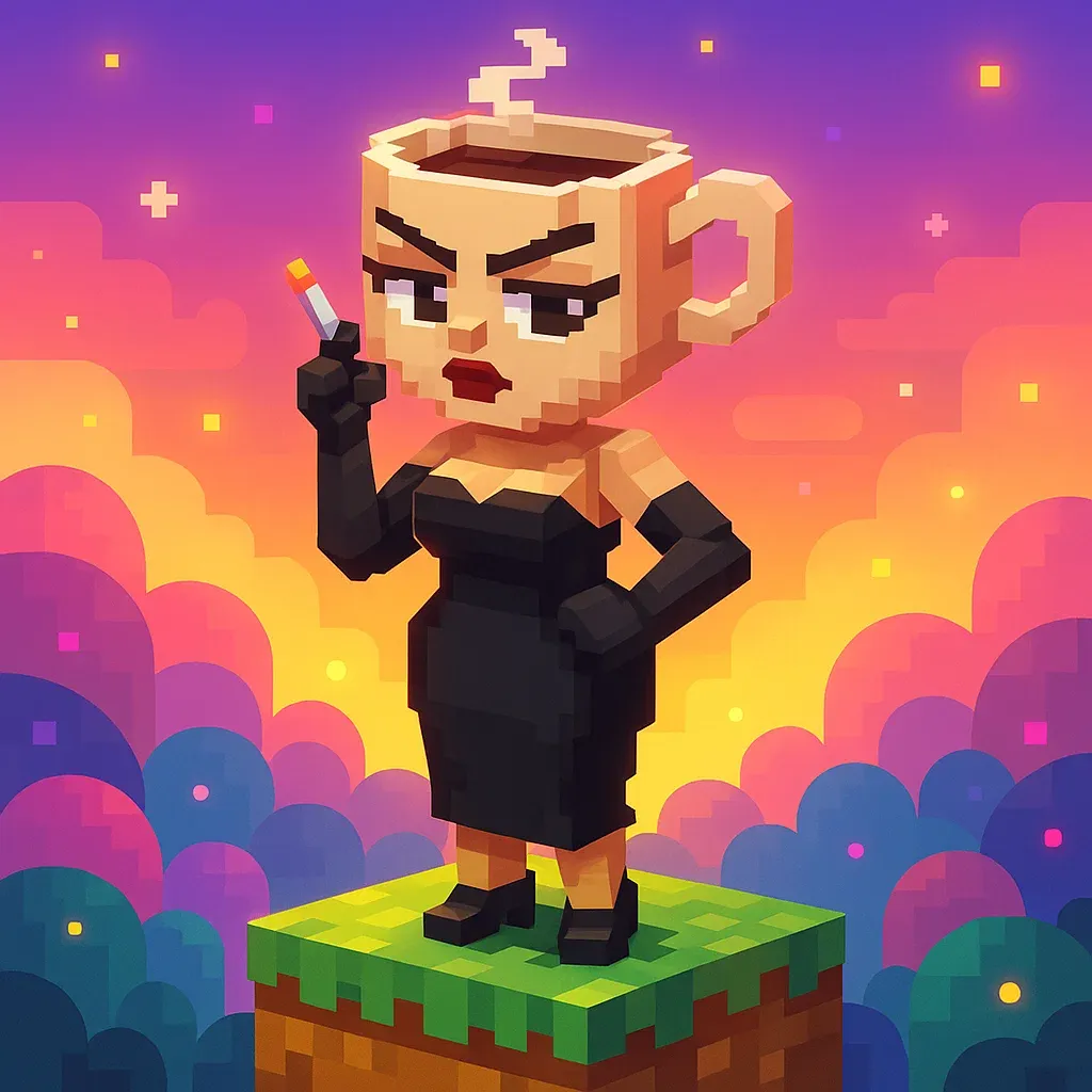 Brainrot character 41: espresso signora