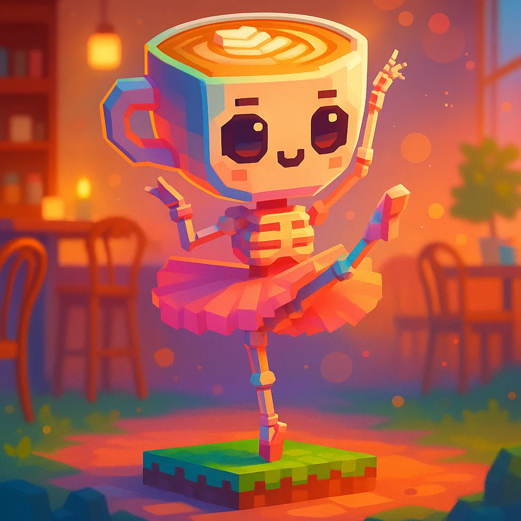 Brainrot character 67: extinct ballerina