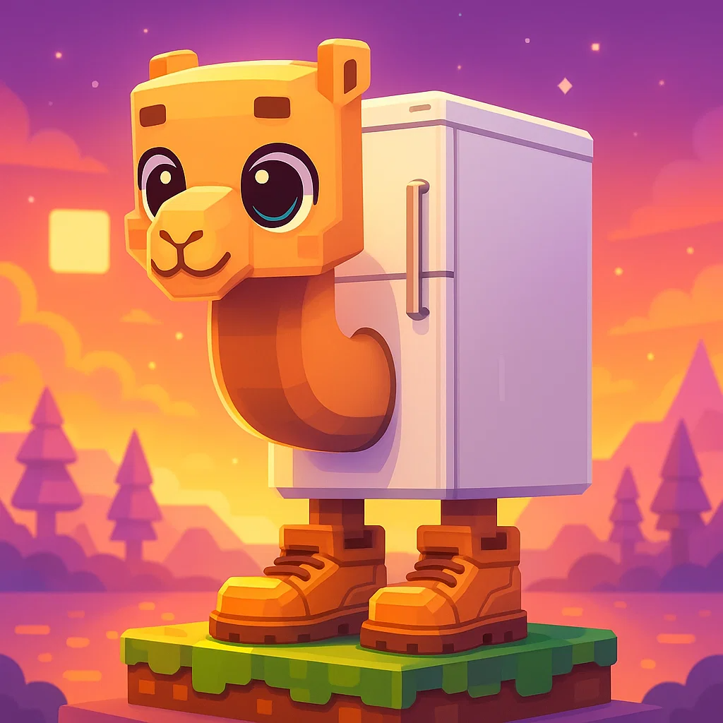Brainrot character 20: frigo camelo