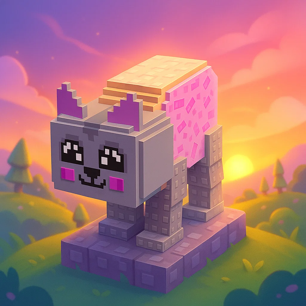 Brainrot character 23: gattatino nyanino
