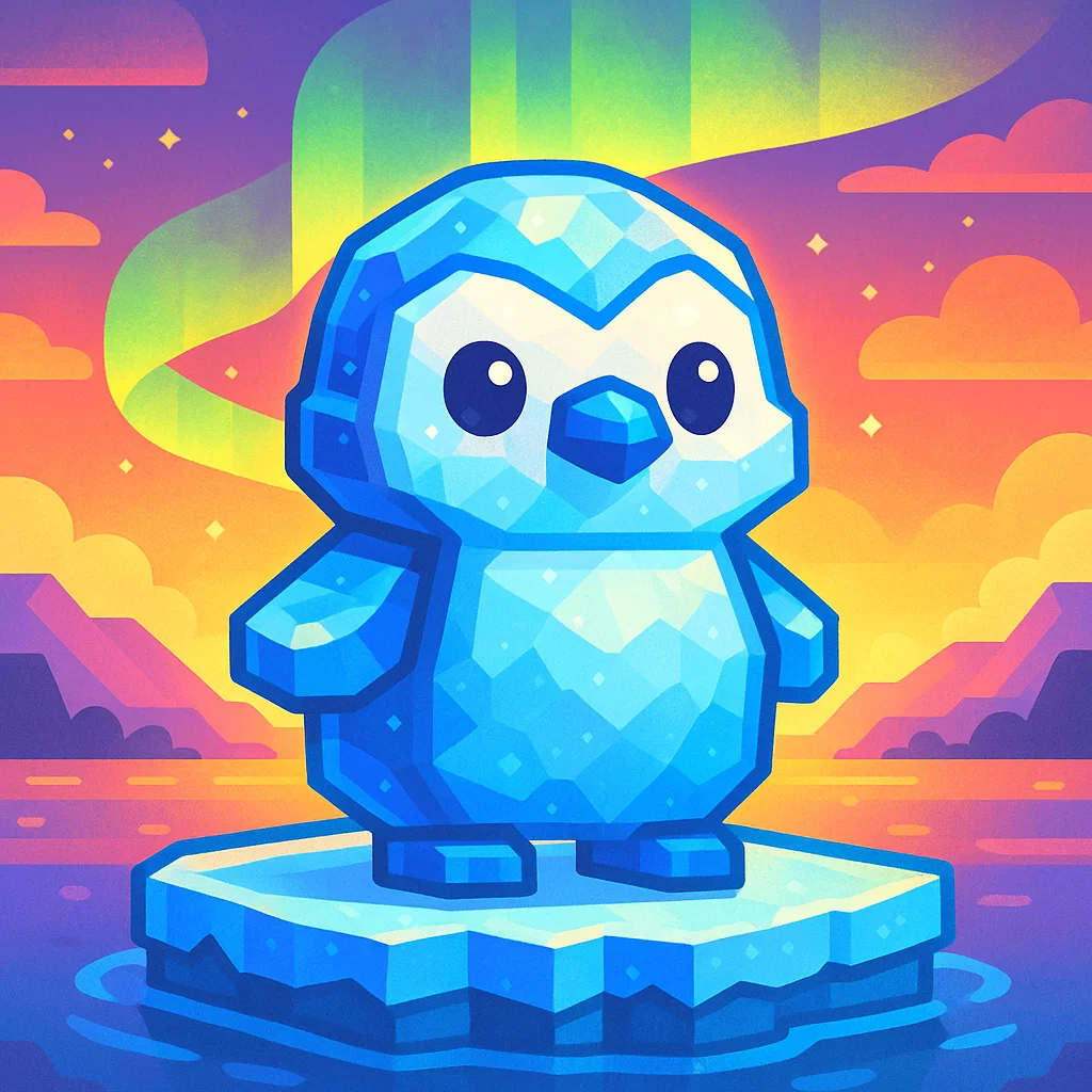 Brainrot character 80: gelatuzzo pinguinello