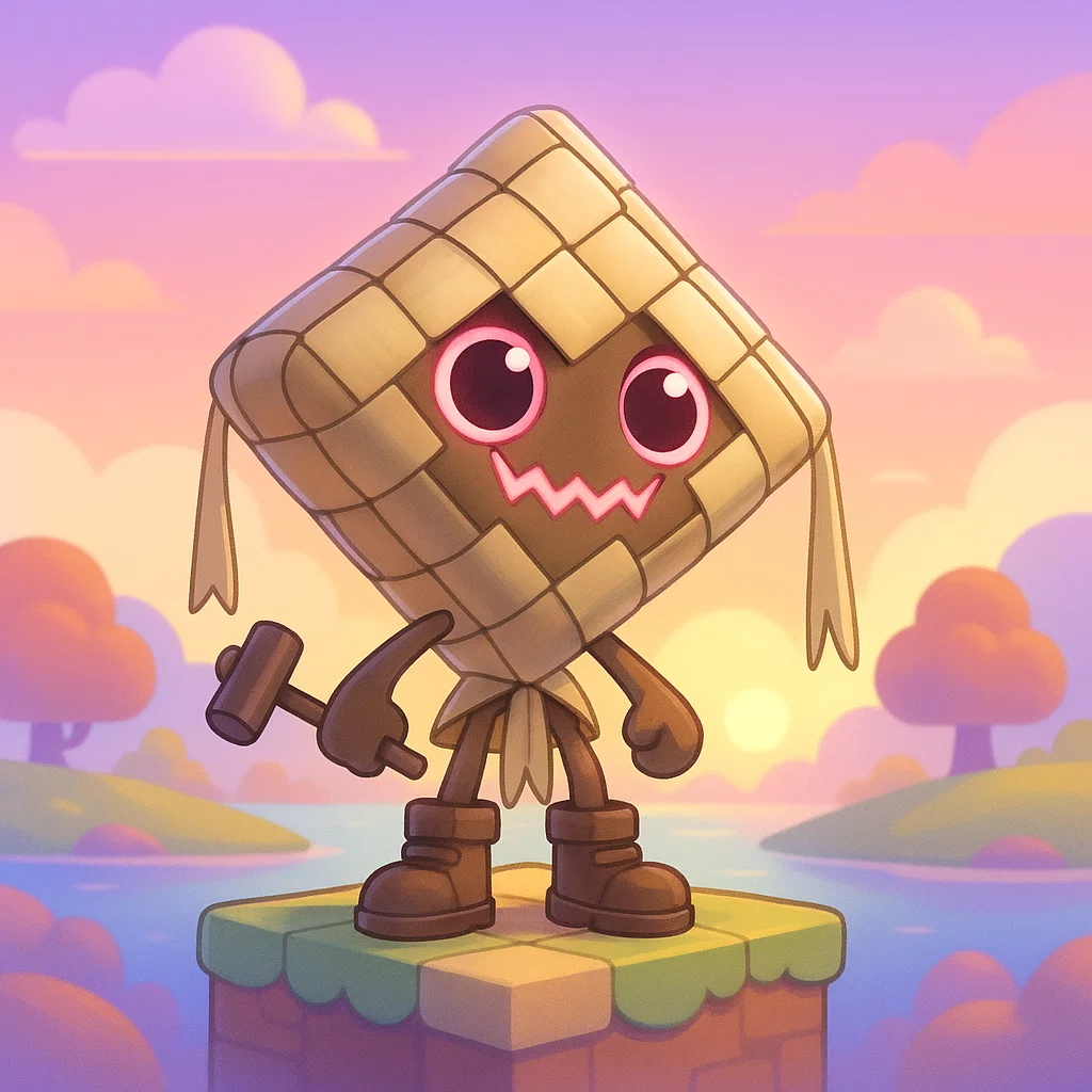 Brainrot character 56: ketupat kepat