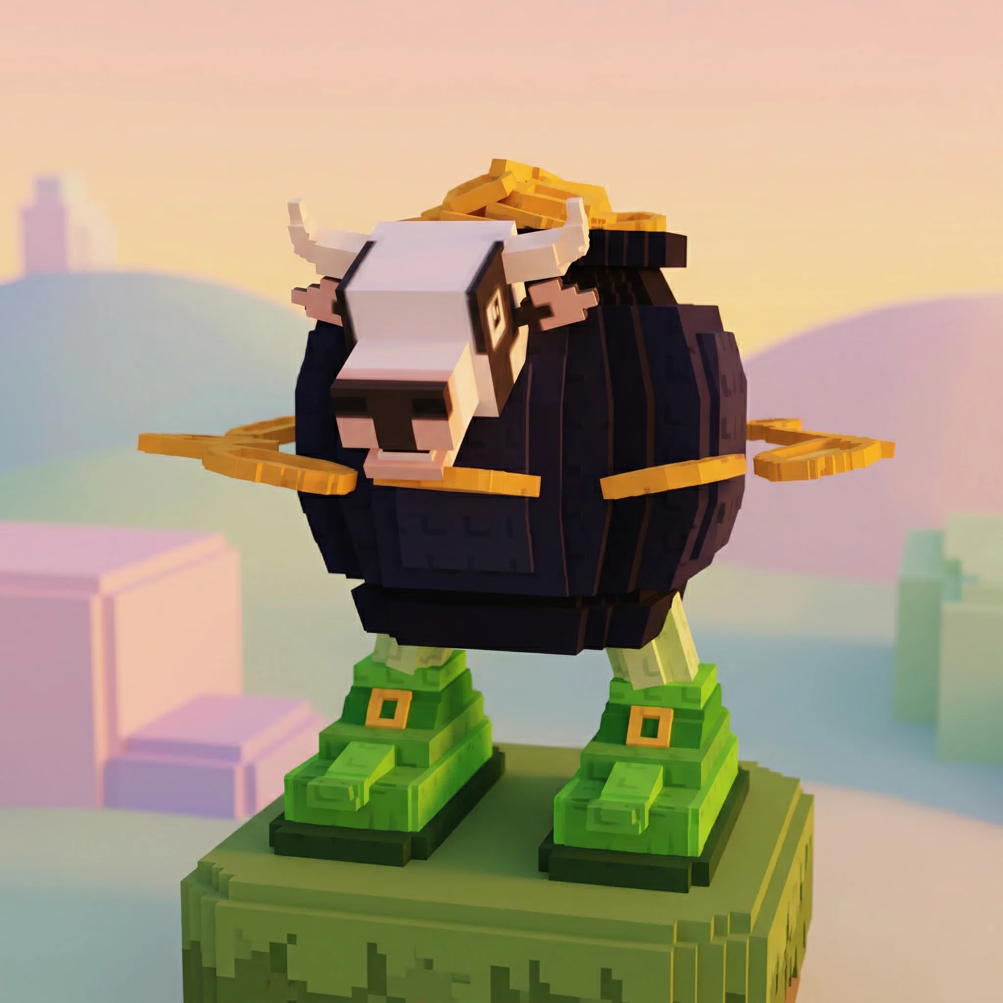 Brainrot character 220: la vacca lepri leprini